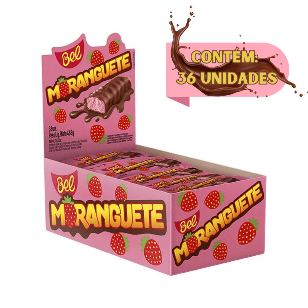 Chocolate Moranguete 468g C/36 Unidades 13g - Bel