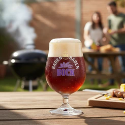 Taça de Cristal Cerveja Baden Baden Bock Taça 380ml - Ruvolo