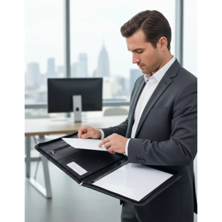 Pasta Convenção, Material Em Couro Sintético em Oferta na Shopee