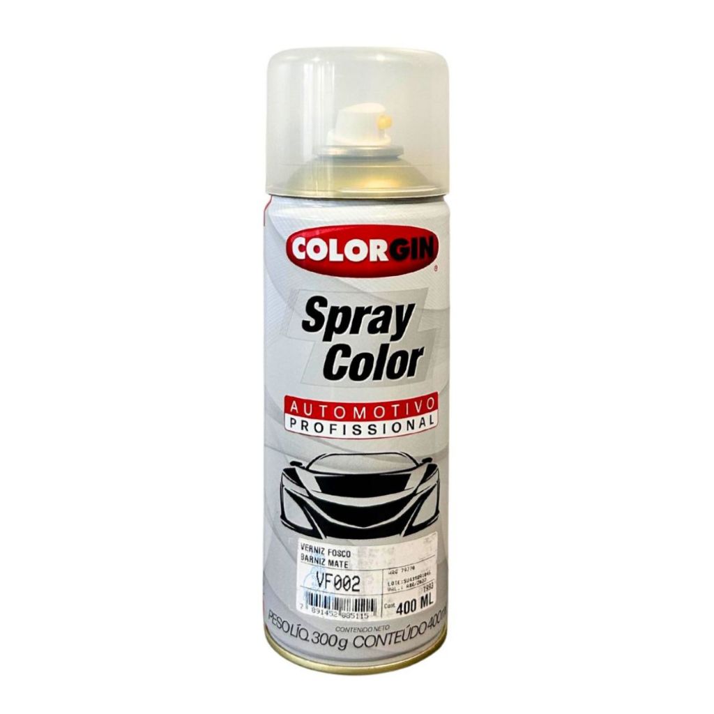 SPRAY COLOR VERNIZ FOSCO 400 ML - COLORGIN