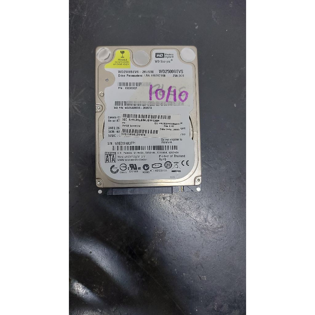 HDD WD WD2500BEVS 250GB