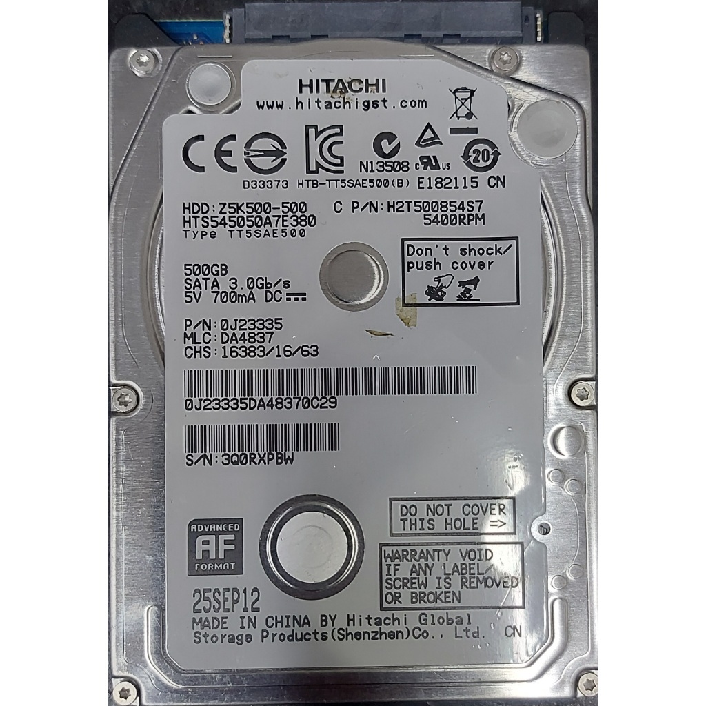 HDD Hitachi Z5K500-500 500GB