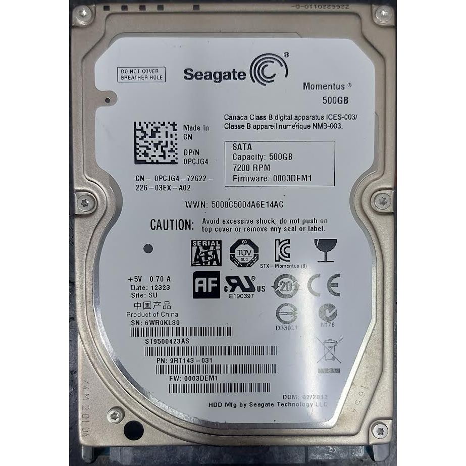 HDD Seagate ST9500423AS 500GB