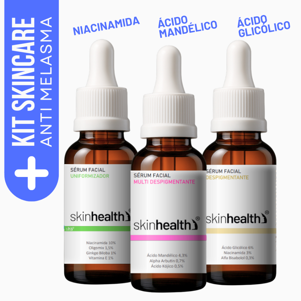 Kit Tratamento Em Casa Para Melasma Manchas De Sol Na Pele