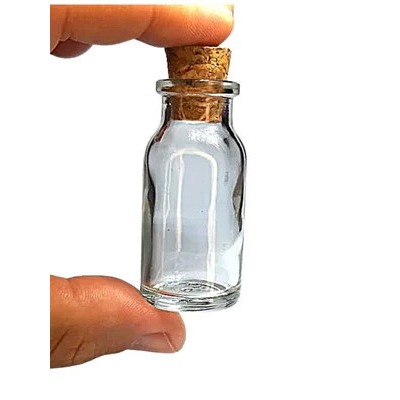 Kit 100Pcs Frasco Penicilina 8,5ml Com Rolha P/ Lembrancinhas