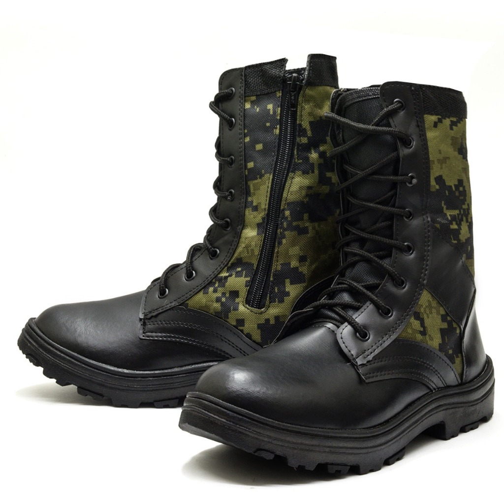 Bota Militar Tática Cano Alto – Masculina/Feminina | Resistente, Confortável e Antiderrapante Unissex