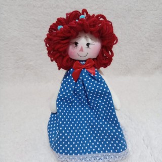 Boneca de pano raggedy/ boneca artesanal/ boneca rústica/artesanato