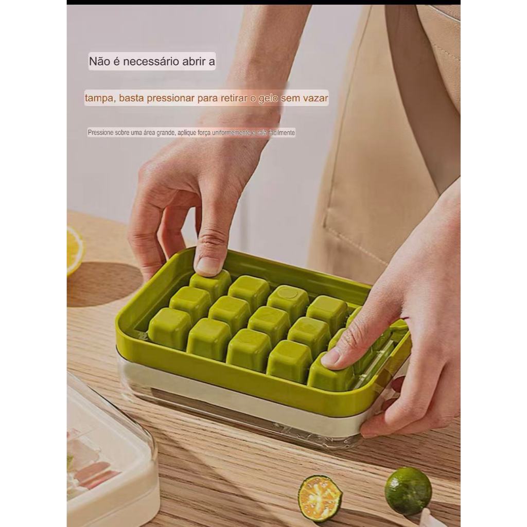 Forma De Gelo 15 Cubos,Pode ser facilmente enchido com água em Oferta na Shopee