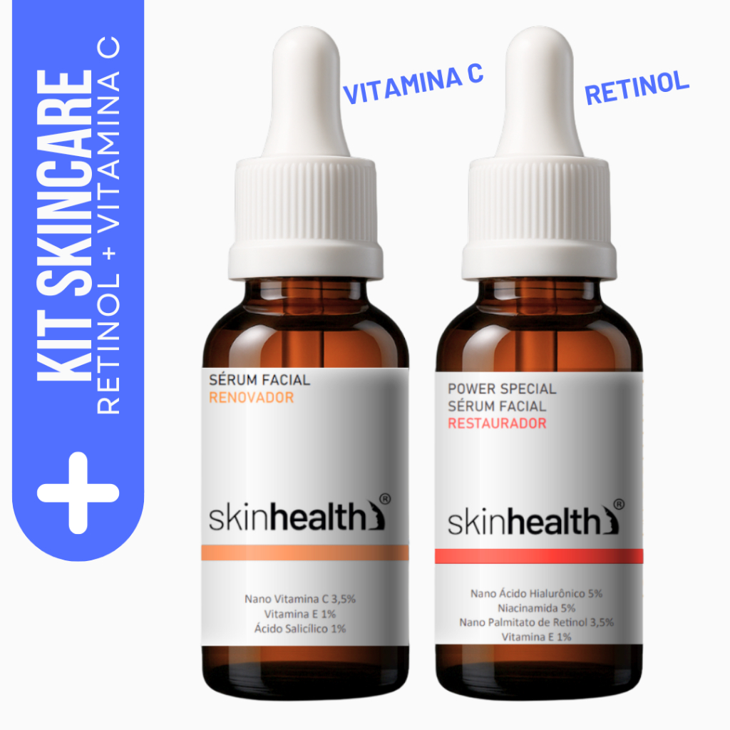 Vitamina C + Retinol Skinhealth Sérum Renovador e Restaurados 30ml
