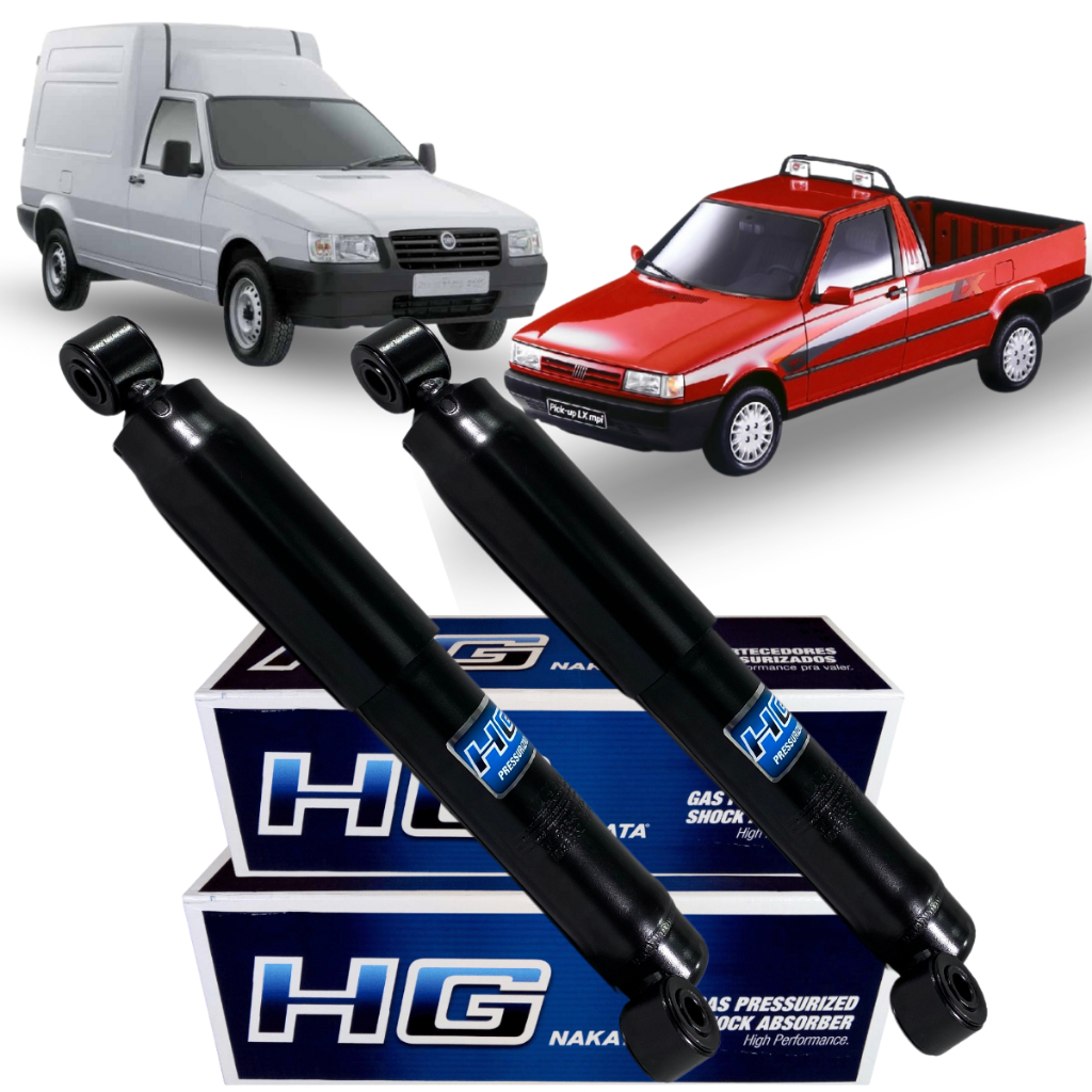 Kit Amortecedor Traseiro Nakata Fiat Fiorino Furgão Pick-up