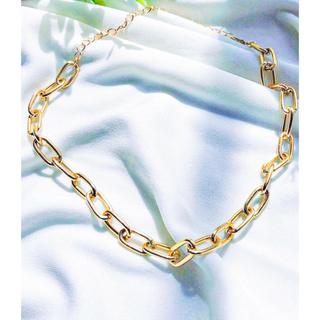 COLAR CHOKER FEMININO ELOS CORRENTE DOURADO MATERIAL INOXIDÁVEL