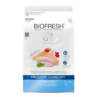 Ração Biofresh Cães Filhotes Raças Medias 15kg em Oferta na Shopee