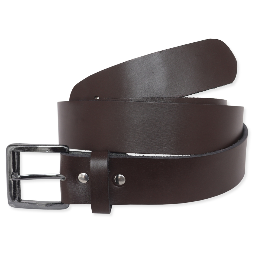 Cinto Casual de Couro Legítimo Largo Masculino Feminino Todos os Tamanhos com Fivela de Metal Liso em Oferta na Shopee