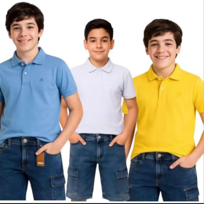 camisa polo infantil menino camisa masculina juvenil no tamanho 10 12 14 16 polo infantil menino camisa