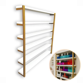 Esmalteiro de parede para Salão de Beleza - Manicure Modelo Industrial em Oferta na Shopee