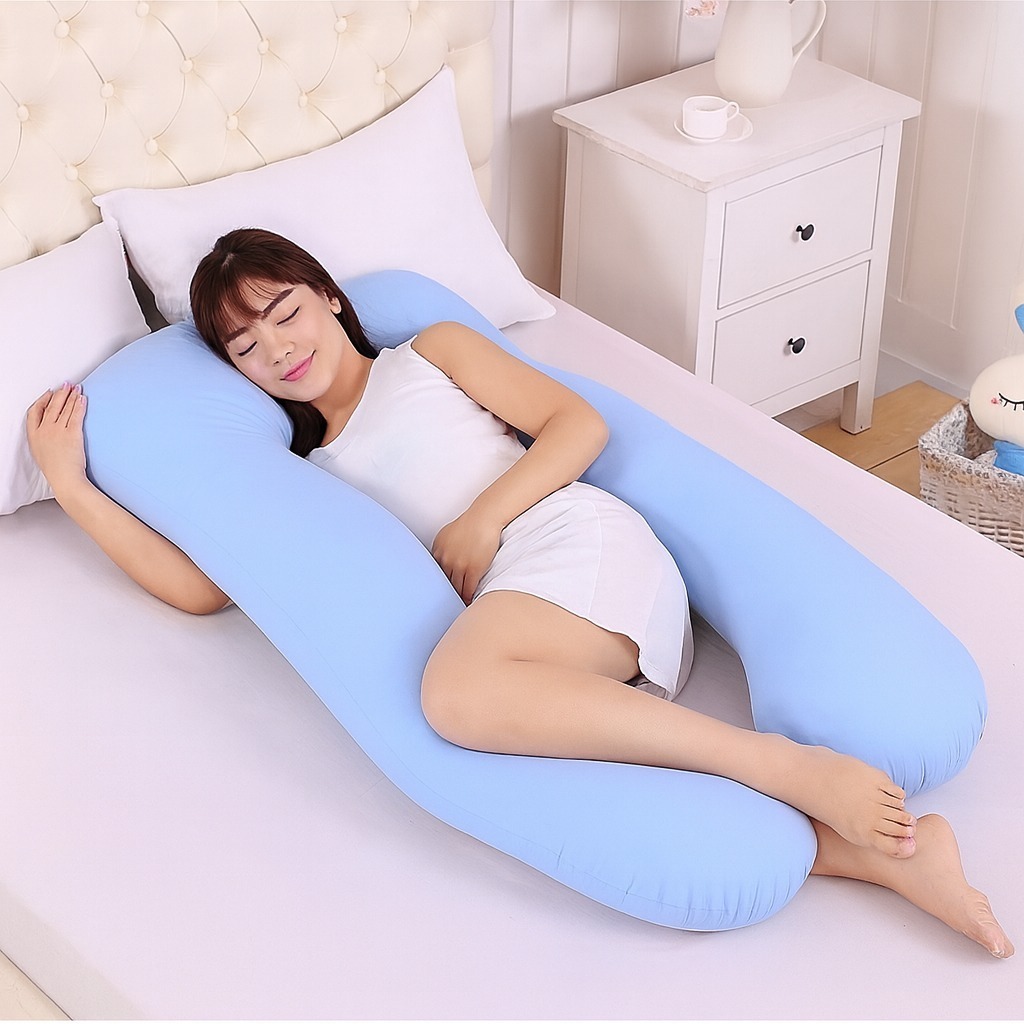 Travesseiro de Corpo para Gestante Gravida 1,20x60 Micropercal Promoção