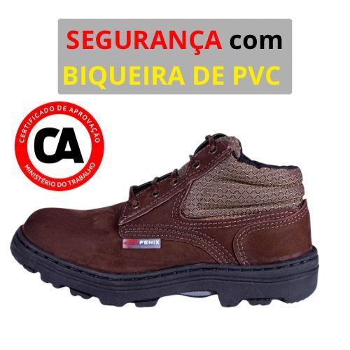 Botina EPI Nobuck – Bota Masculina em Couro Resistente para Trabalho Pesado