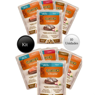 Kit 10 Unidades Sache Special Cat Variados - SUPER OFERTA em Oferta na Shopee