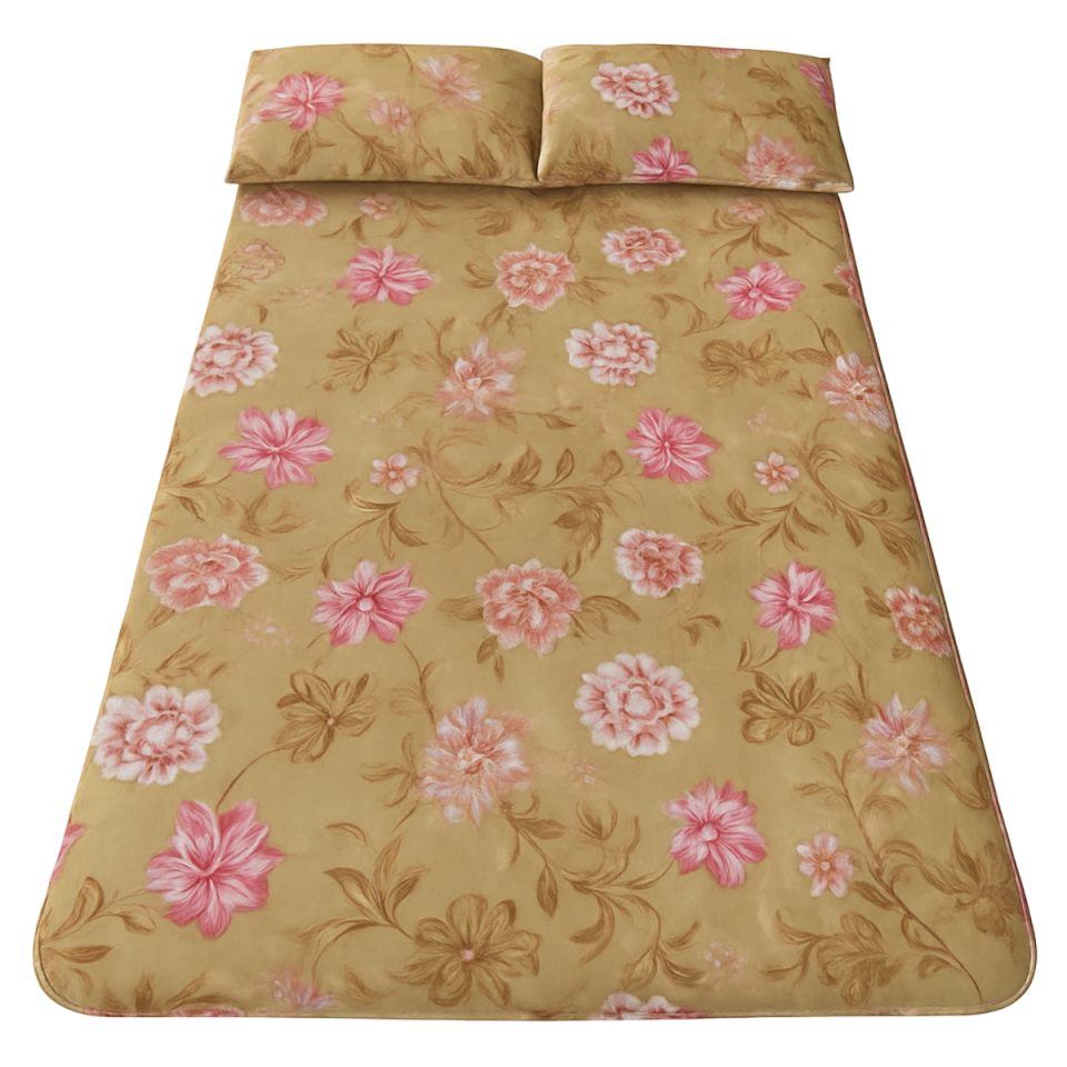 Capa Colchão Casal Com Zíper Estampada + 2 Fronha Promoção em Oferta na Shopee