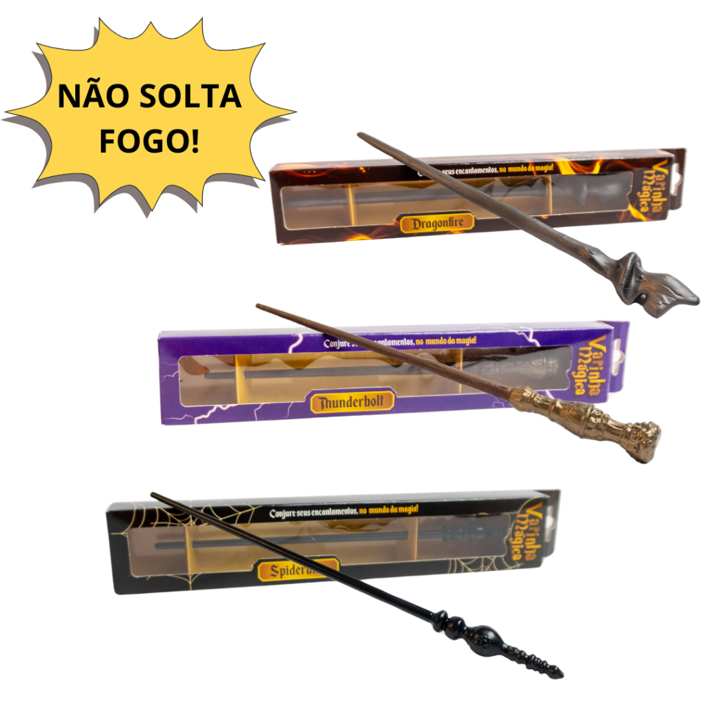 Varinha Magica Colecionavel Lembrancinha Festa