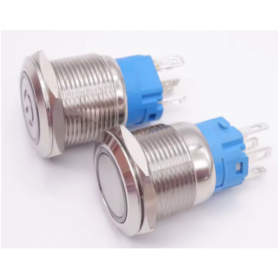 Kit 4 Botões de Pressão com Retenção – Botoeira para Circuito Elétrico