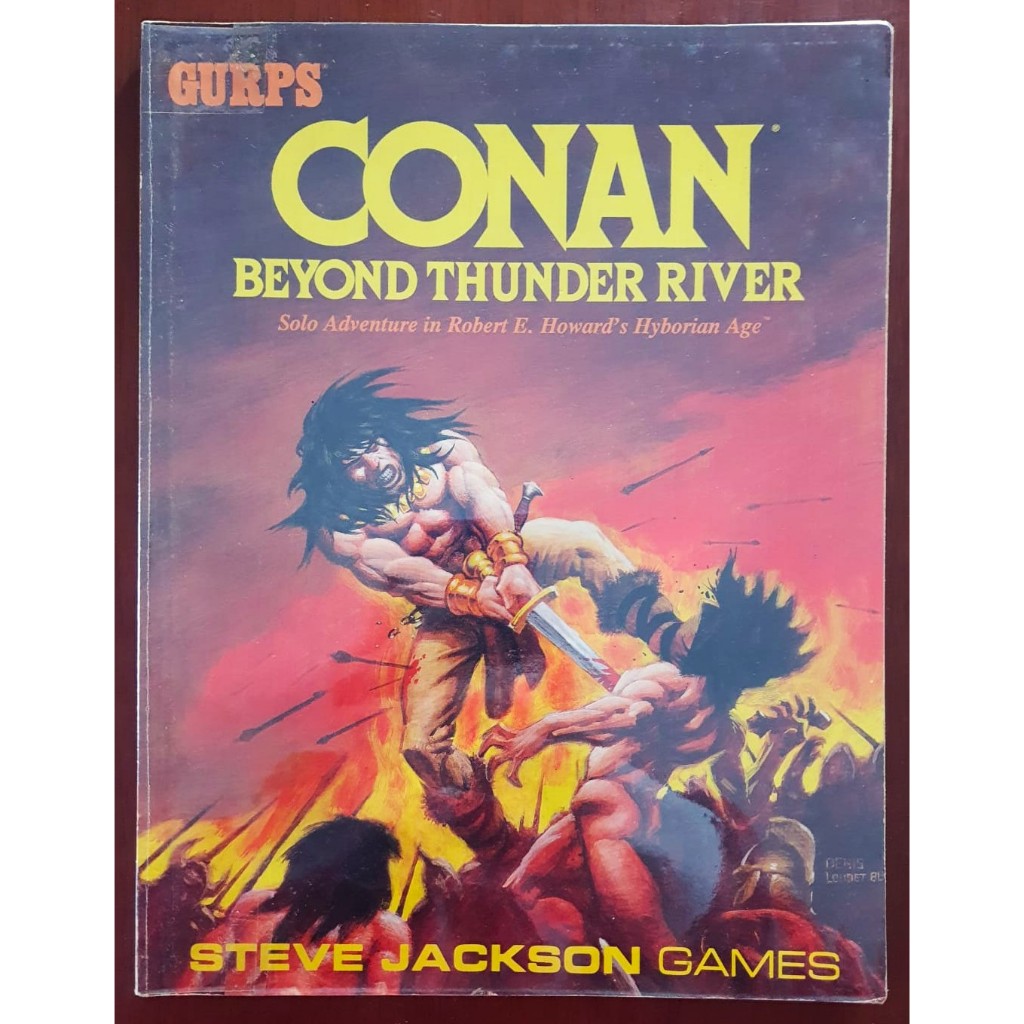 Gurps Conan Beyond The Thunder River - Livro De Rpg