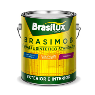 Tinta Esmalte Imobiliário Standard Brasimob 3,6L Brasilux Várias Cores Acabamento Alta Qualidade em Oferta na Shopee