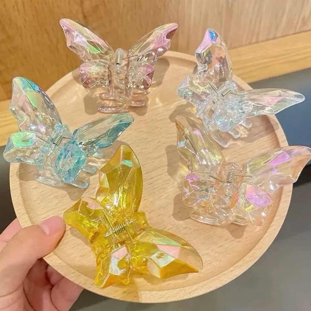 KIT 2/4/6/12 Piranha de Cabelo Borboleta, Beleza, Funcionalidade e Estilo para Prender seus Cabelos em Oferta na Shopee