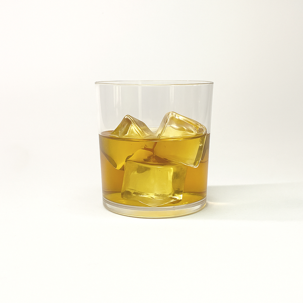 Kit 6 Copos Whisky 330ml De Acrílico Liso PREMIUM