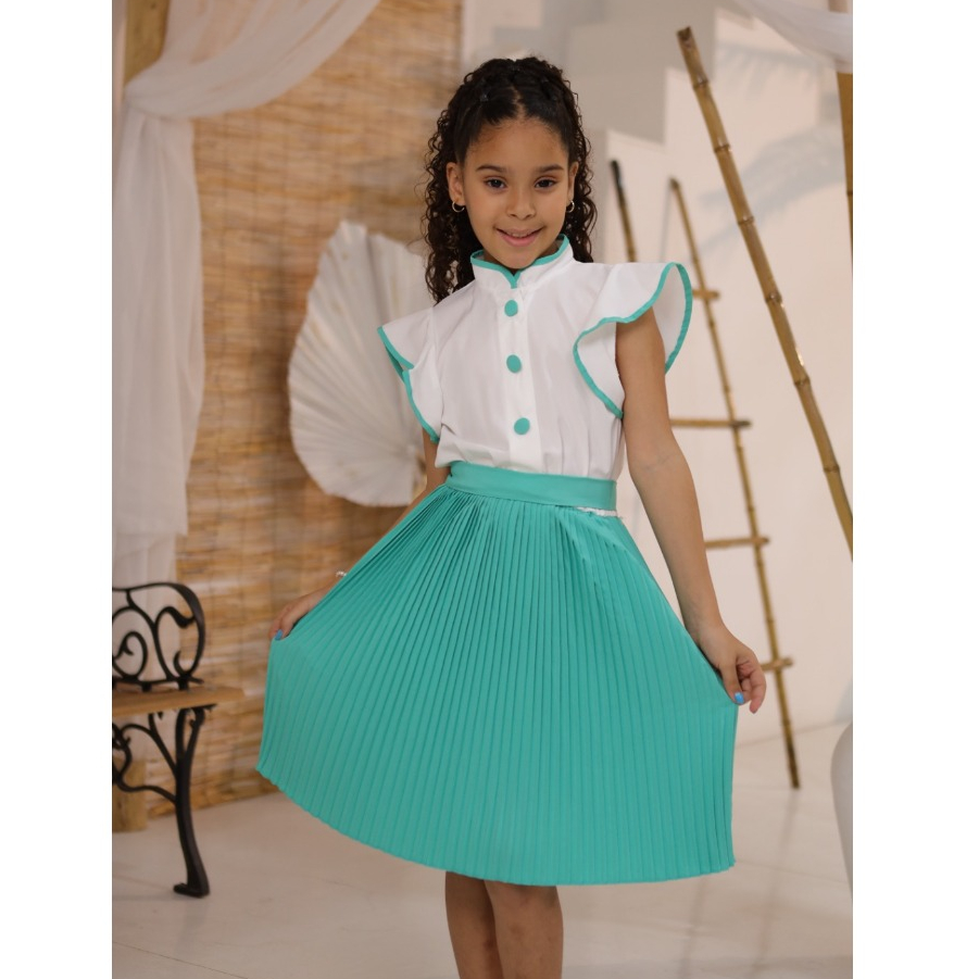 Vestido Plissado Infantil Menina e Juvenil Para Uso Casual e Eventos em Oferta na Shopee