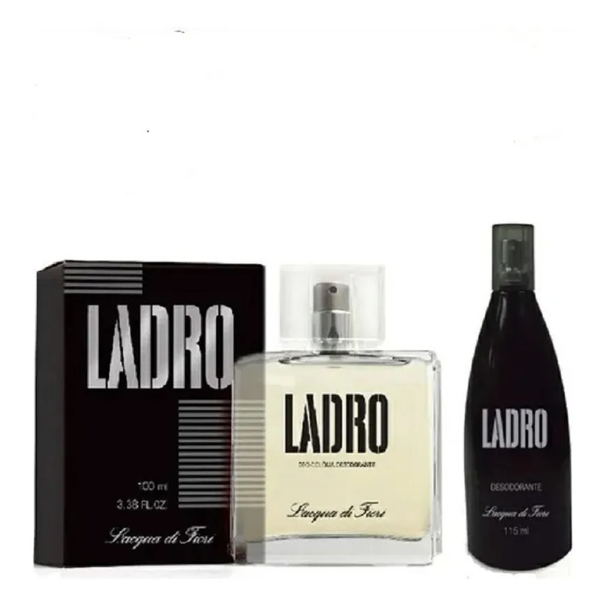 Kit Ladro 100ml E Desodorante Liquido 115ml Lacqua Di Fiori