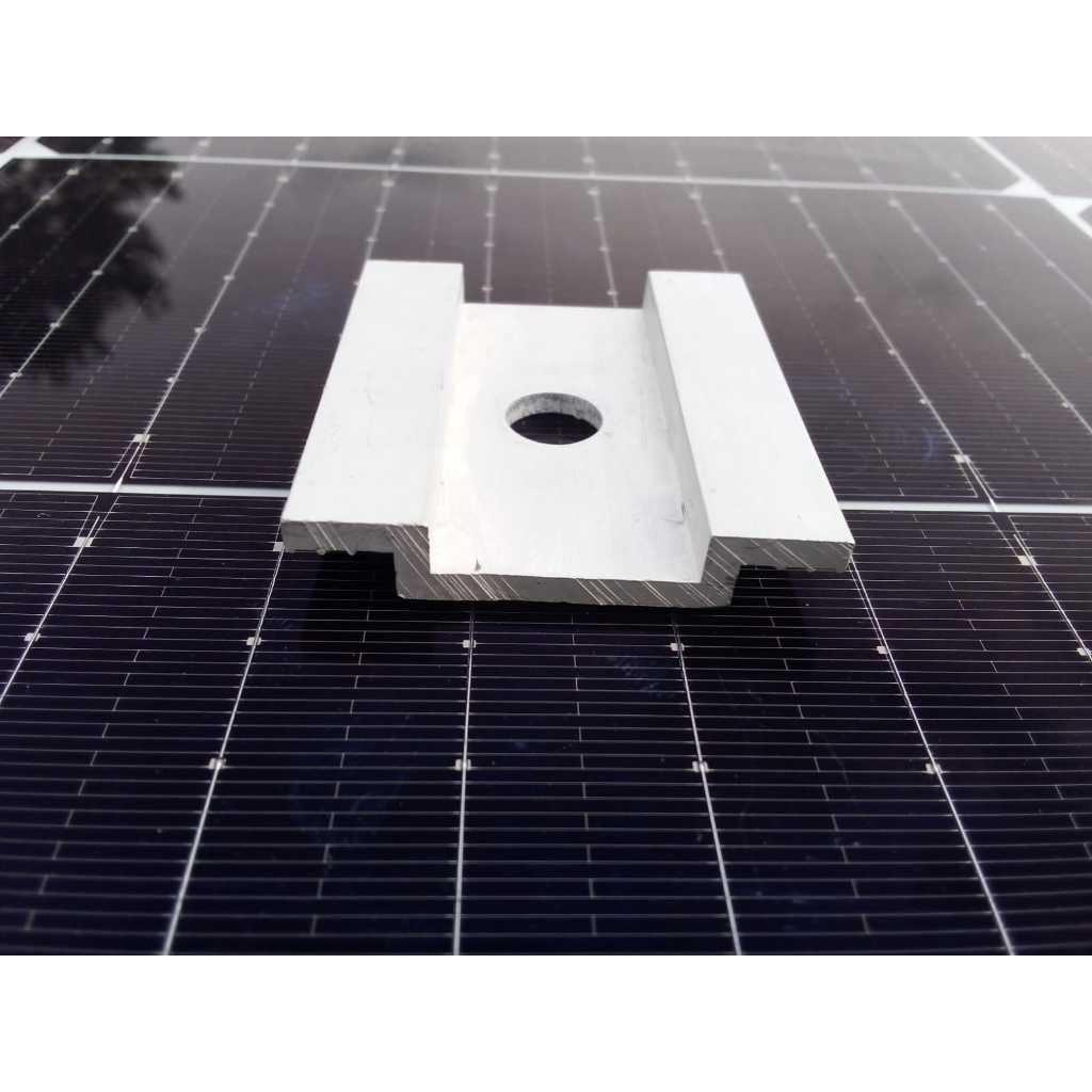 PROMOÇÃO+BRINDE Presilha Grampo terminal Intermediário para Placa Painel de Energia Solar Fotovoltaico kit com 250 Peças