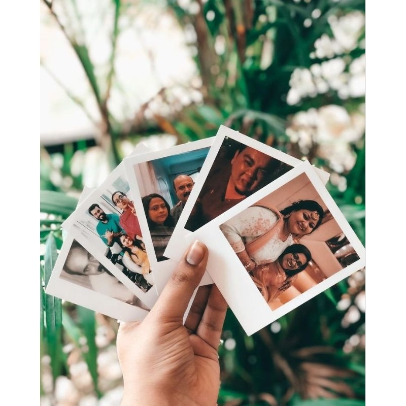 Foto estilo Polaroid instantânea Retro Personalizada 9x7cm – Sua Foto Impressa em Papel Fotográfico 230g Estilo Retrô