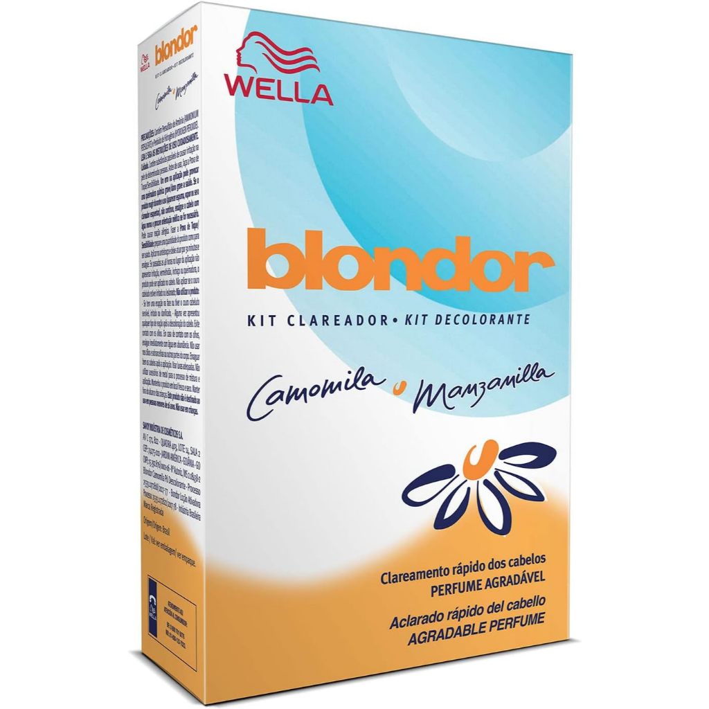 Kit Clareador De Cabelos Blondor Camomila E Manzanilla