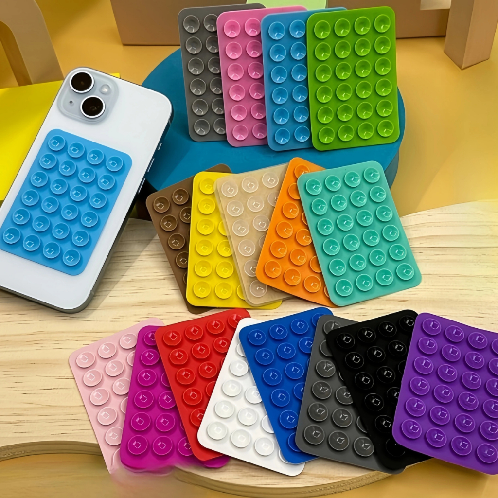 Suporte De Silicone Com Ventosa Adesivo Para Capinha Celular Sucçao  Autocolante E Aderente Universal