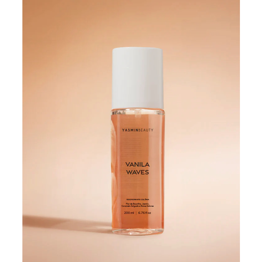 Body Splash Vanilla Waves - Yasmin Beauty - 200ml em Oferta na Shopee