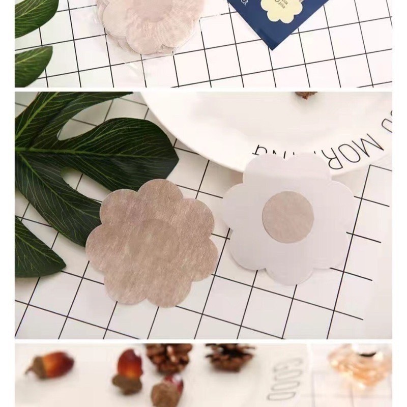 kit 100 Tapa-Seios Invisível Adesivo Protetor com 7,5cm de Diâmetro para Tampar Mamilos/Aureola/5PARElS 2025