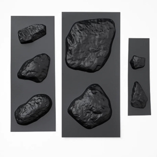 Kit de Formas Pedra Moledo Moldes Gesso e Cimento Placas 3d 7 Pedras Médias em Oferta na Shopee