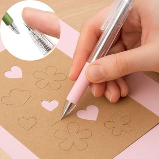 Caneta Estilete De Precisão kit com 3 Para Papel E Tecidos Cartonagem Artesanato Scrapbbok em Oferta na Shopee