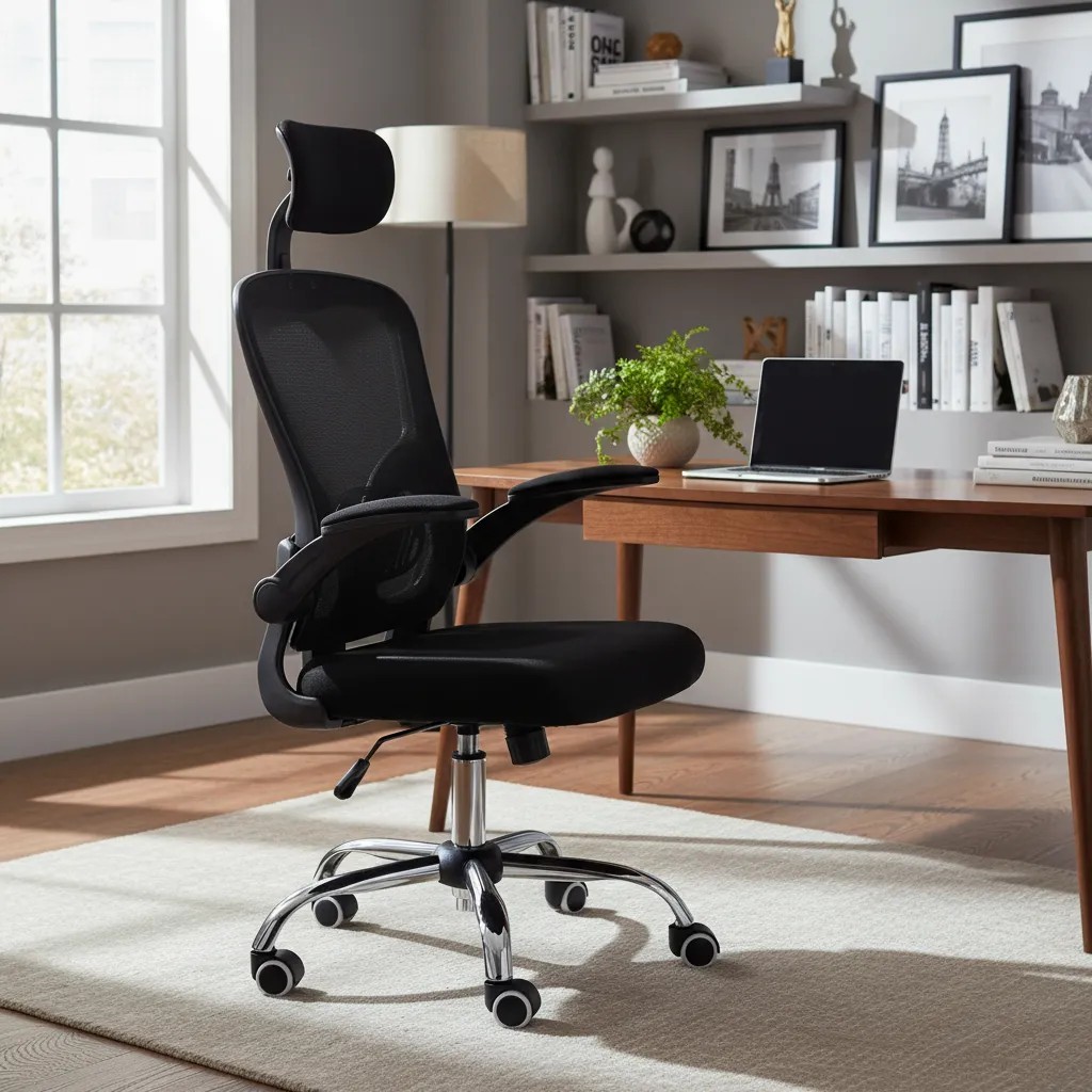 Cadeira Ergonômica Inovarion Escritório Giratória Preto Malha Conforto Ajustável em Oferta na Shopee