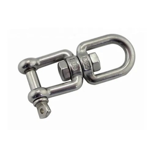 Destorcedor Manilha/Olhal Inox 304 10mm Cabos Aço Nautica