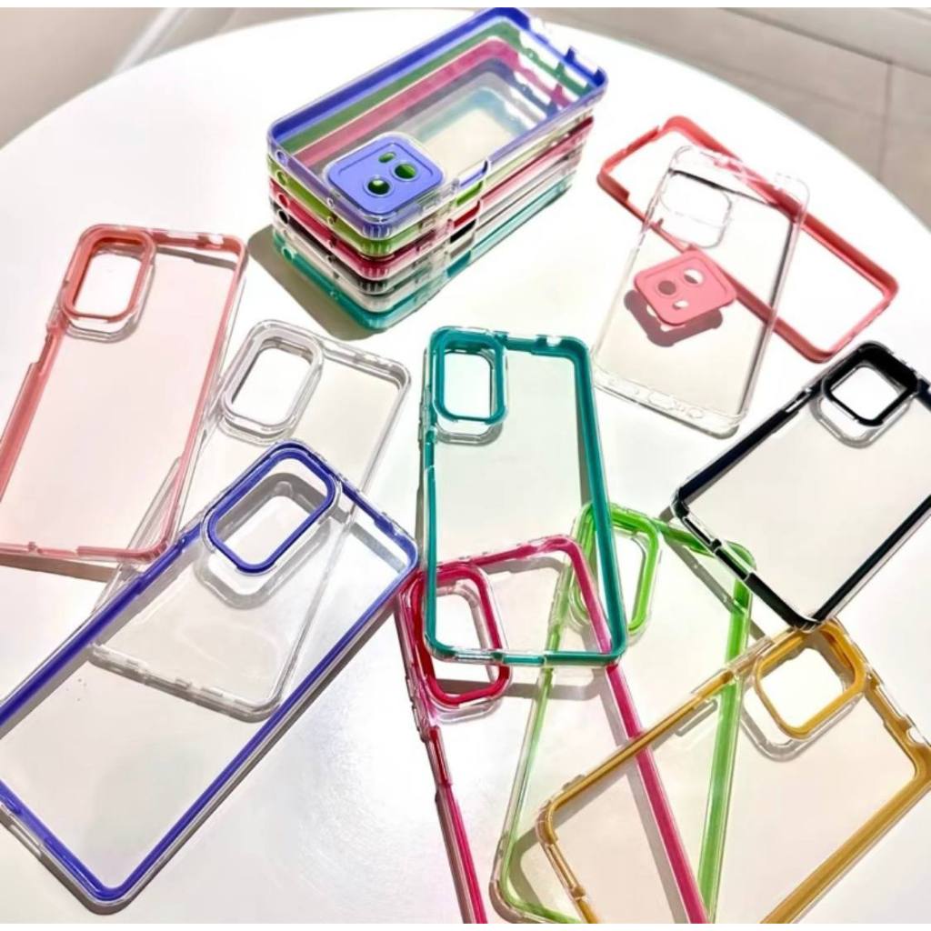 Capinha 3 EM 1 Protetora Transparente para Motorola G31 G82 E13 E32 EDGE 40 NEO E40 G54 E22 G22 G52 G53 G73 G72 G200