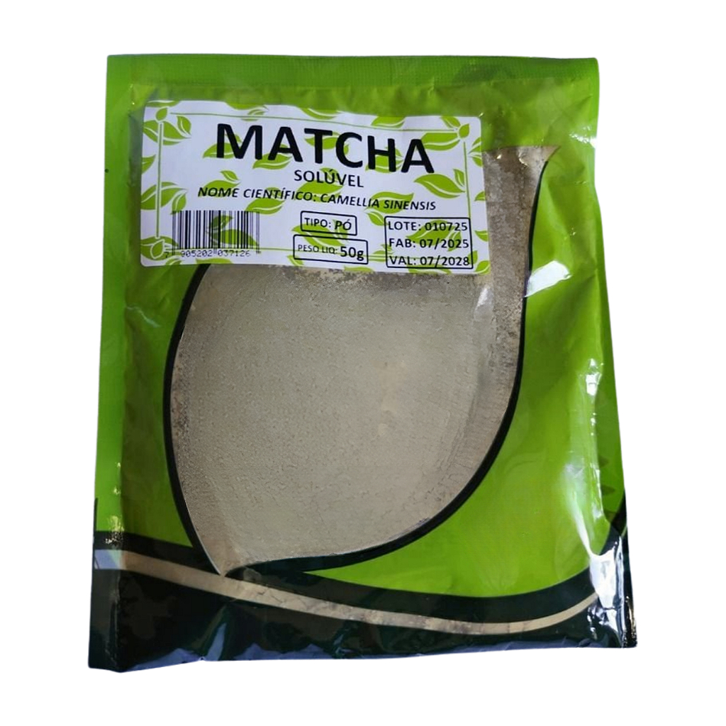 🌿 MATCHA PÓ SOLÚVEL 50G – ENERGIA, DETOX E BEM-ESTAR NATURAL 💧✨