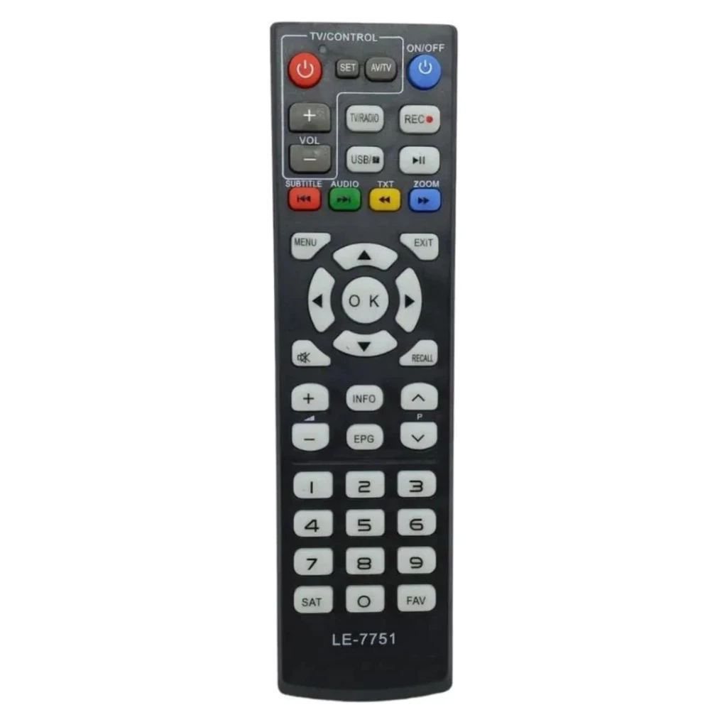 Controle Remoto GLOBAL SAT GS120 Pro GS130 GS240 Pró Max GS260 HDTV TVs |Reposição| — imagem 2 de 2
