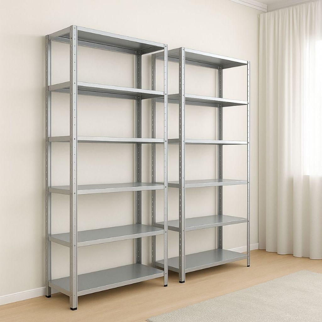 Estante Prateleira Aço Aparador Livros Antiferrugem Organizador Industrial - Armário Estoque  Galpão