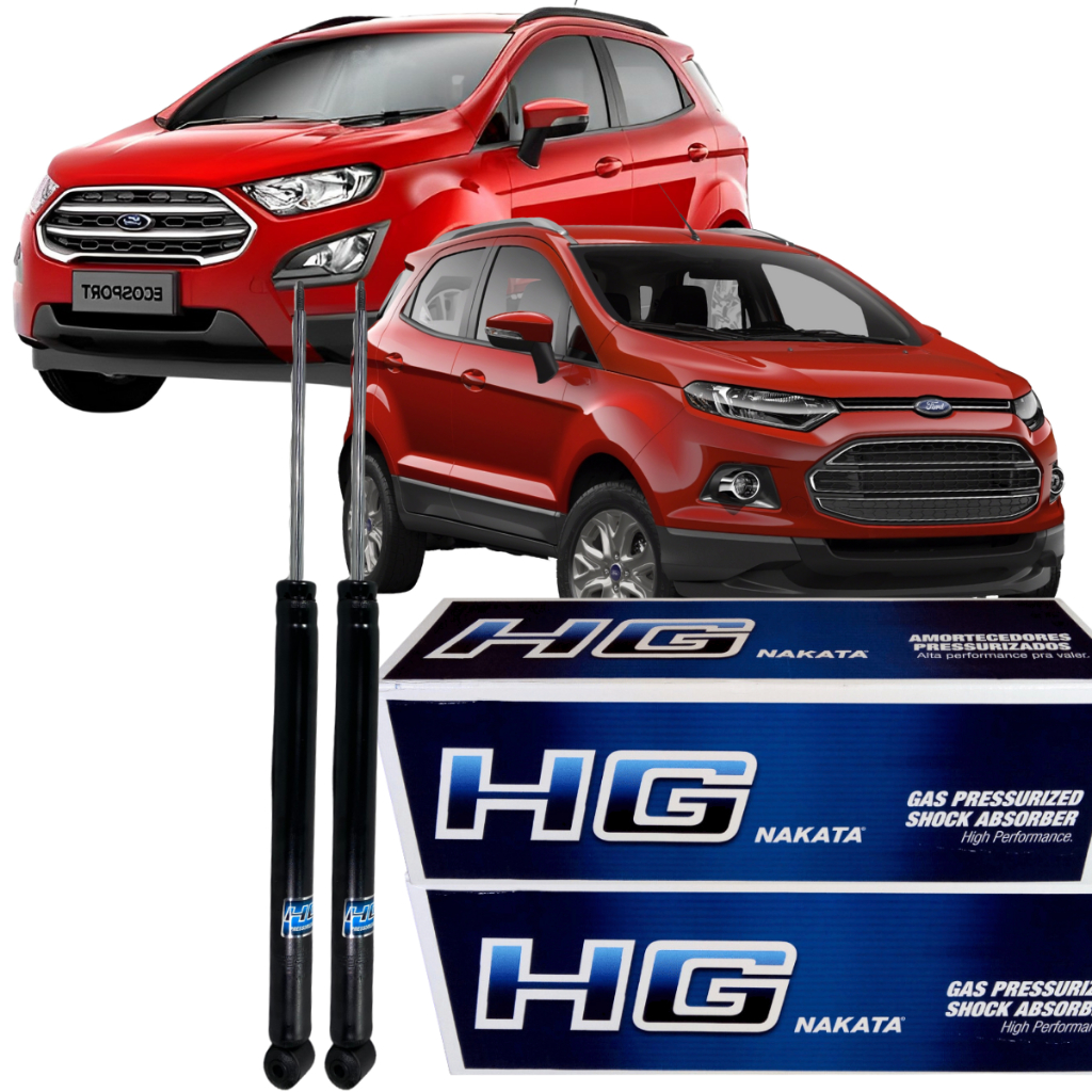 Kit Amortecedor Nakata Traseiro Ford Ecosport 1.6 2014