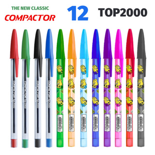 Kit Caneta Compactor Top 2000 - Ponta Média 1.0mm ou Haribo em Oferta na Shopee