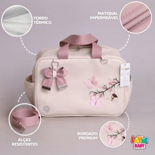 Bolsa Maternidade Premium Menina Mamãe e Bebê Impermeável Multifuncional Fraldas em Oferta na Shopee