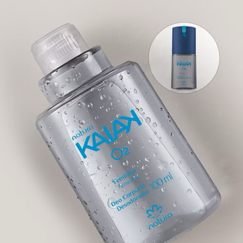 Natura Kaiak O2 Feminino Refil Desodorante Corporal 100ml.