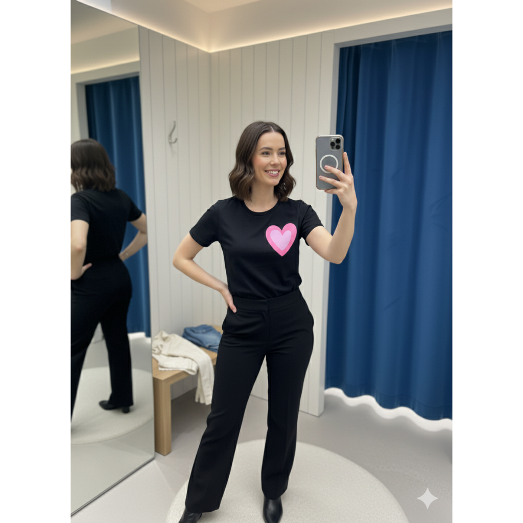 T-Shirt Feminina Oversized Básica Algodão Estilosa e Confortável - envio imediato